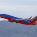 Southwest Airlines Plane in Flight
